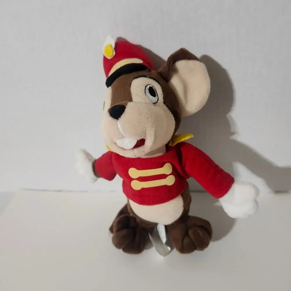 Disney Store Dumbo Timothy Mouse Drum Major Mini Bean Bag Plush 8